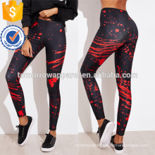 Multicolor Abstract Print Leggings OEM/ODM Manufacture Wholesale Fashion Women Apparel (TA7038L)